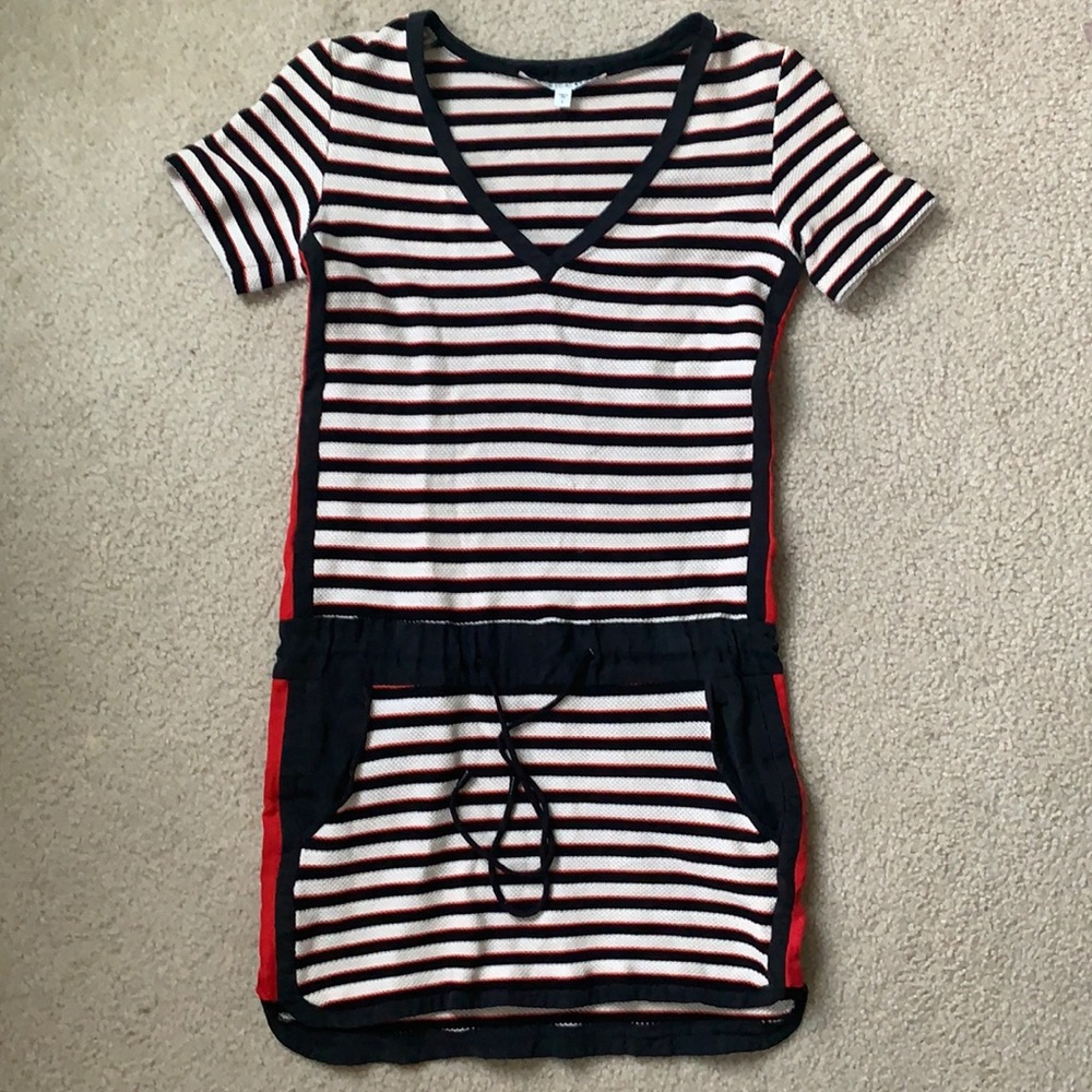 Veronica Beard Stripes and Shaw Striped Dress